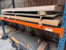 Six sheets of 12mm MDF board sheet size 2440 x 1220mm