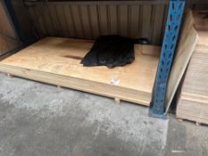 Nine sheets of 18mm shuttering ply board sheet size 2440 x 1220mm