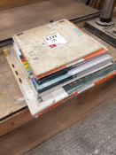 Nine various saw blades