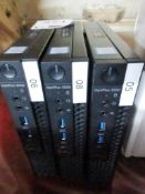 Three Dell 3050 Core i5 mini computers