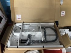 Franke Black Swan neck kitchen tap/hose