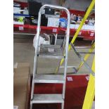 Aluminium step ladder, 4 tread, one Werner step up