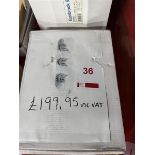 HR Chrome Reign triple conc thermo valve, type RE13411-M