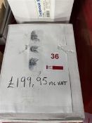 HR Chrome Reign triple conc thermo valve, type RE13411-M