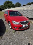 Skoda Octavia VRS TFSI 2.0 petrol 5 door hatchback Registration: HJ10 XZN Recorded mileage: 76,