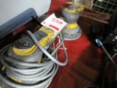 Two Minka orbital sanders, 240v