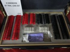 Trial Opticians Len set with convex, Prism, concave, accessories, etc.