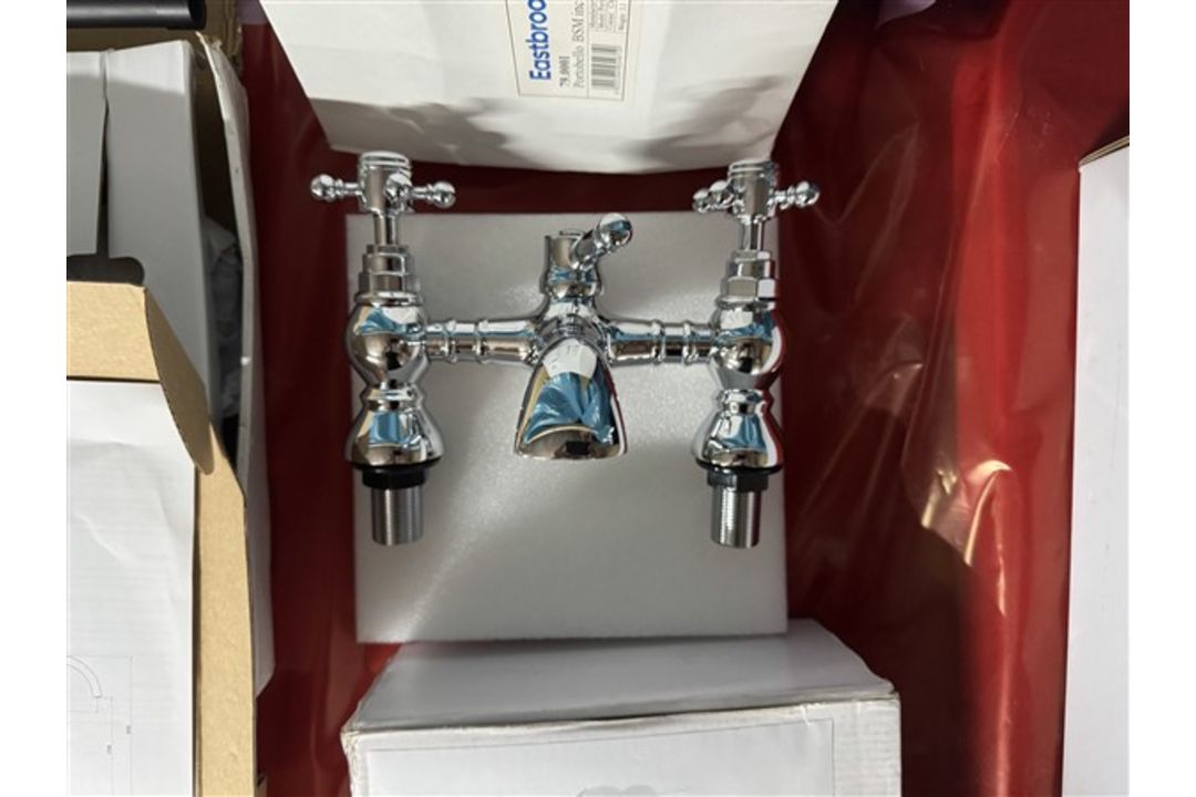 Eastbrooks Portobello chrome bath mixer, code T8031 - Image 1 of 3