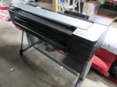 HP Designjet T830 wide carriage printer (working condition unknown)