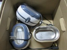 Two Uten Ultrasonic and one Branstan 200 Ultrasonic cleaners