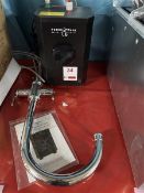 Perrin Rowe electronic instant hot water appliance and chrome Swan neck tap