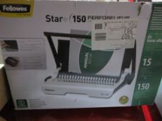 Fellowes Start 150 plastic comb binding machine