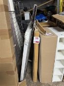 Three chrome bathroom radiators
