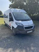 Peugeot Boxer 335 Pro L3H2 2.2BHDI panel van Registration: OV20 TLK Recorded mileage: 68,130 MOT: