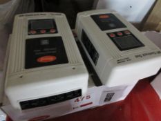 Two Whisper Power WP-Suntrack Duo 24V/30A alternator battery chargers