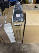 Unbranded built in under counter wine cellar, model UBWC150B.1, 800mm height x 150mm width x 520mm