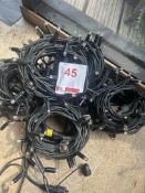 Five sets of outdoor garden fairy lights