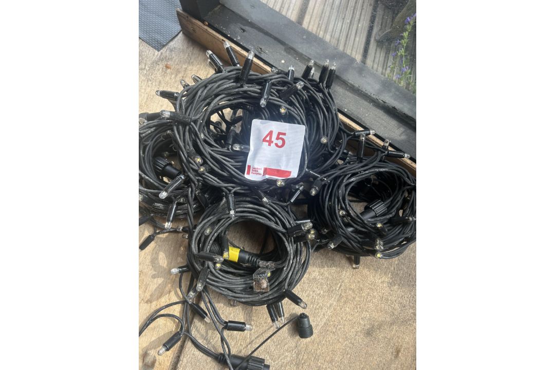 Five sets of outdoor garden fairy lights - Image 1 of 2