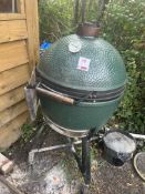 Big green egg XL Kamado ceramic BBQ with mobile stand