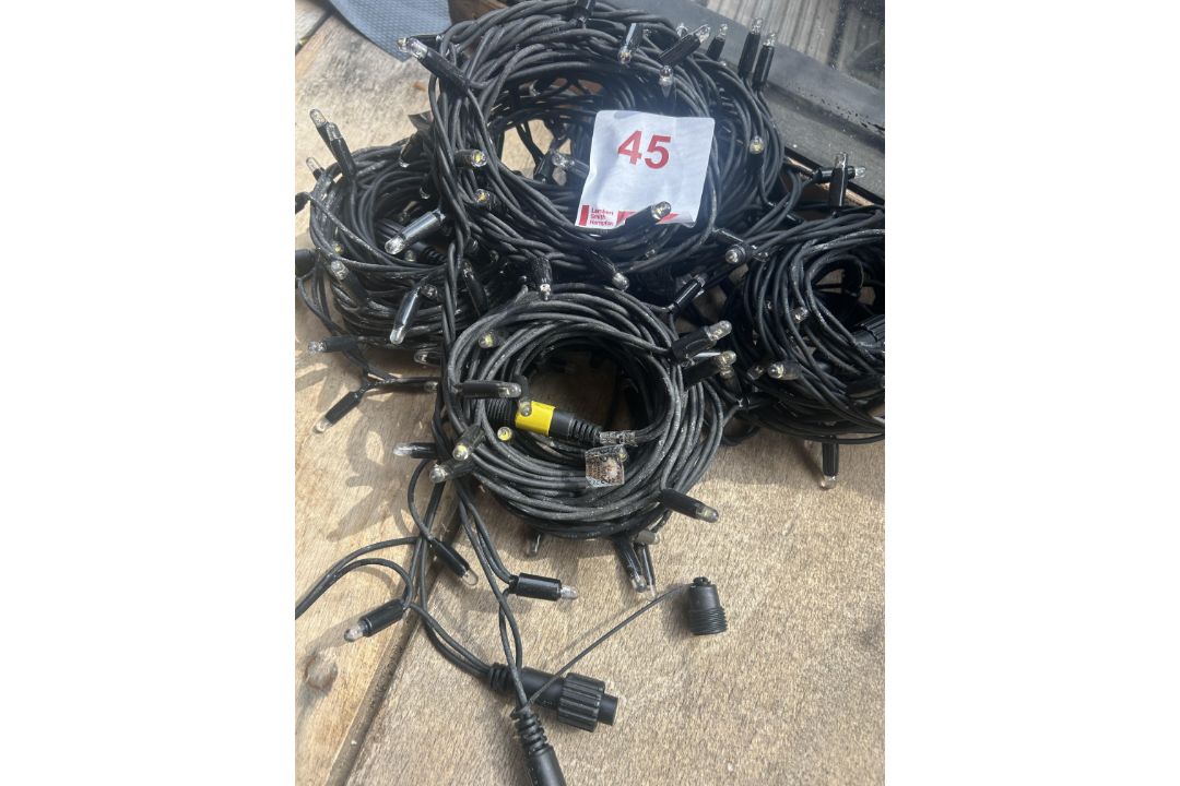 Five sets of outdoor garden fairy lights - Image 2 of 2