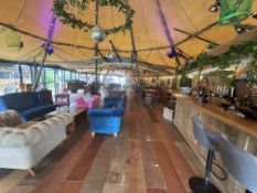 Timber flooring of Giant Hat Tipi Structure