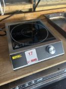 Buffalo Stainless steel bench top induction plate