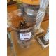 Plastic vase with pine cones and 2 candle holders - Image 2 of 3