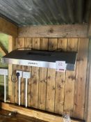 Unbadged stainless steel extraction hood