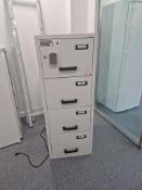 BurtonSafes Fire Safe with Four drawers