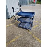 Trolley 3 tier with four castors