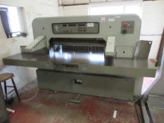 Polar Mohr EM guillotine Model: 115 EM S/N: 543 1804 Blade size: 1104mm Please note; A ‘point of