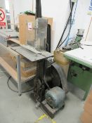 Hampson Bettridge & Co foot operated corner notcher (240v) Please note; A ‘point of work’ risk