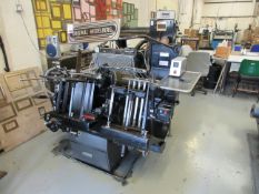 Heidelberg GTP 100 670 converted die press S/N: S 174/10 V: 415 Please note; A ‘point of work’
