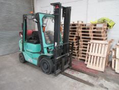Mitsubishi FG20K, LPG, twin mast, 2000kg forklift with all weather canopy Hours: 2745 LOLER: Expired