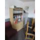 Two light wood effect corner desks, three pedestals, one bookcase, four upholstered chairs, one 4- - Image 6 of 7