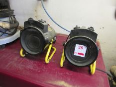 Two Kingavon 3kw fan heaters (240v)