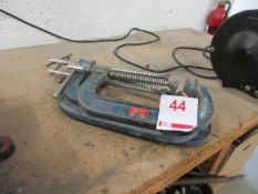 Set of four 'G' clamps