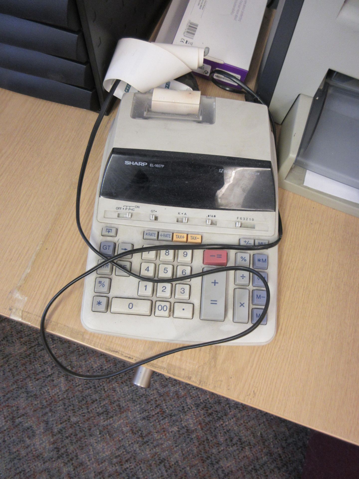 HP Laserjet 3050 fax machine and Sharp EL/1607P paperback calculator - Image 2 of 3
