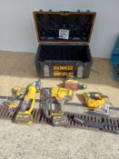 Dewalt Assorted Power tools. Handheld grinder, jig saw, sander, nail gun, drill