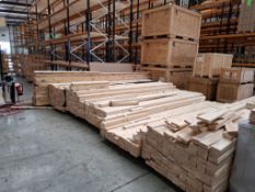 Assorted quantity of timber stock