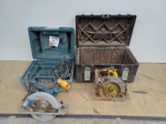 Bosch GKS 190 circular saw, Dewalt circular saw