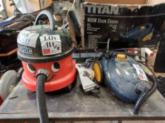 Assorted hoover 1 x pneumatic henry hoover, 1 x titant hoover