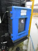 Chem Resist ChemiGuard panel, 600 x 400 x 900mm, with Grundfos DDA digital dosing system, valves,