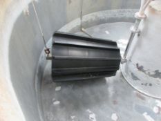 Rotary cone washer with heavy duty gearbox, mixing arm, approx. 6.2m PoWRA: A ‘point of work’ risk