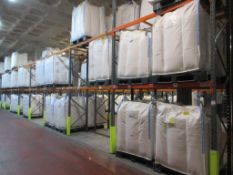 Nine bays of boltless adjustable pallet racking 5 - 2.8m x 900 x 5m 4 - 2.8m x 900 x 3.7m (excluding