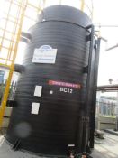 Chem Resist polyethylene bunded tank, 24.20m³ (2019), with access ladder PoWRA: A ‘point of work’