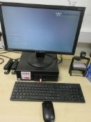 Dell Optiplex 3070 Core i5 desktop computer, 1 x Viewsonic flat screen monitor, keyboard & mouse