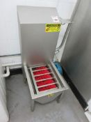 Nieros stainless steel boot cleaner, type SR/F, serial no. N34H03 -01 (2017), 600 x 400 x 1m