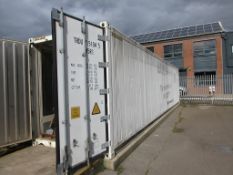 Container/lorry body 8' x 40' x height 9.6' fitted with heating element (used in heat treatment),