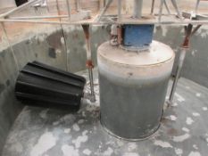 Rotary cone washer with heavy duty gearbox, mixing arm, approx. 6.2m PoWRA: A ‘point of work’ risk